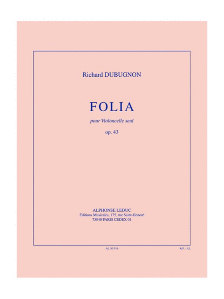 Folia, Op. 43 (14