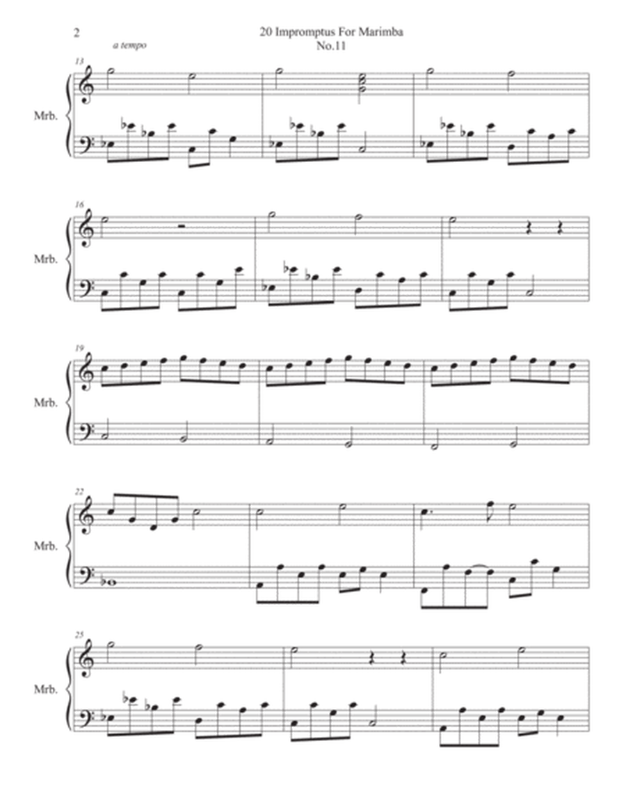 Impromptu No.11 For Marimba