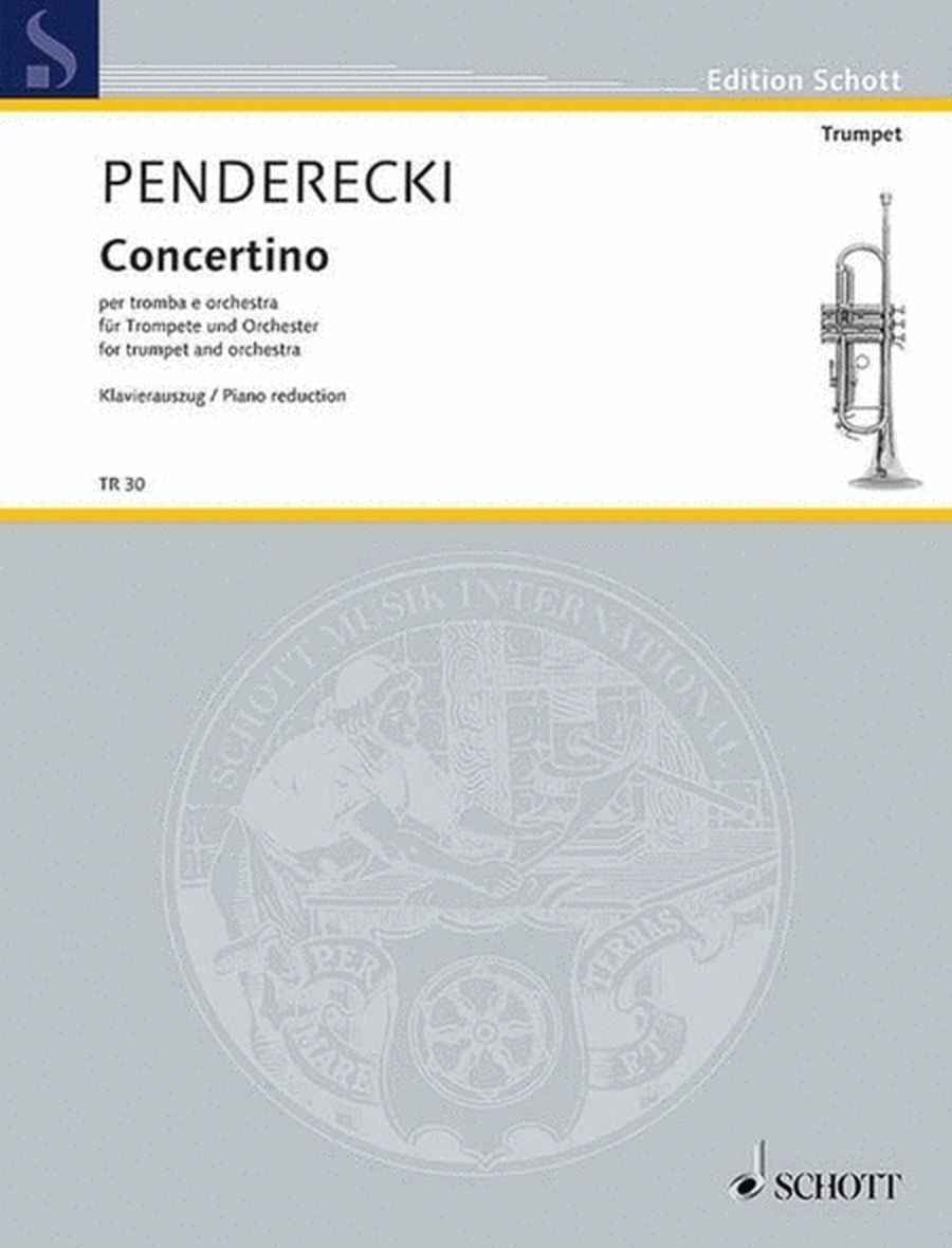 Penderecki - Concertino Trumpet/Piano