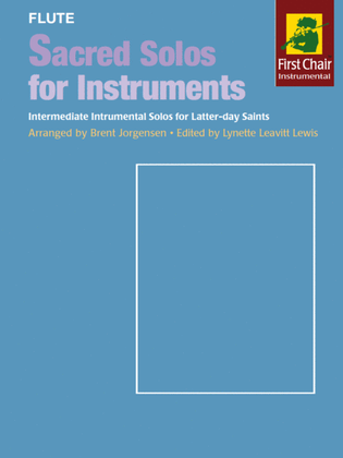 Book cover for Sacred Solos for Instruments - Flute
