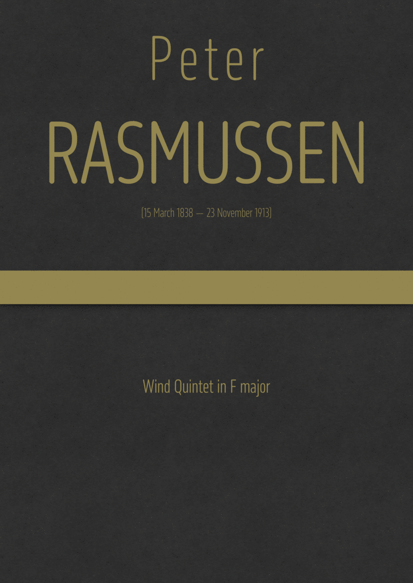 Rasmussen - Wind Quintet in F major image number null