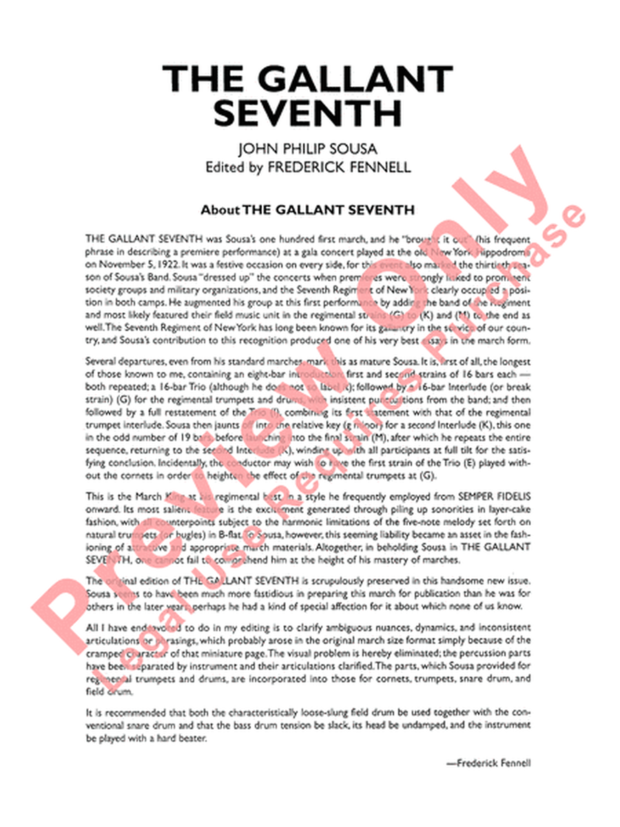 The Gallant Seventh