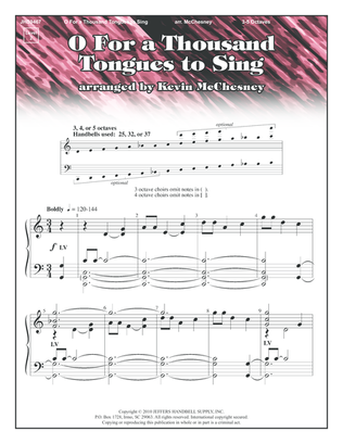 O For a Thousand Tongues to Sing