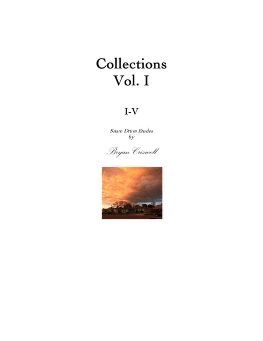 Snare Drum Étude Collections - Vol. 1