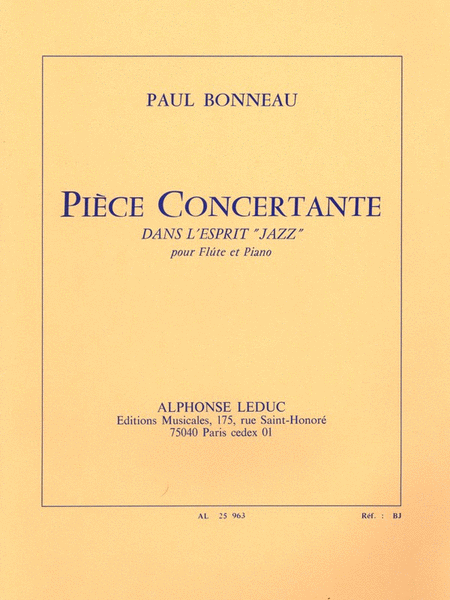 Piece Concertante Dans L