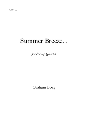 Book cover for Summer Breeze for String Quartet