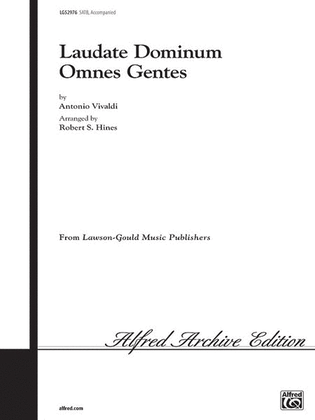 Book cover for Laudate Dominum Omnes Gentes