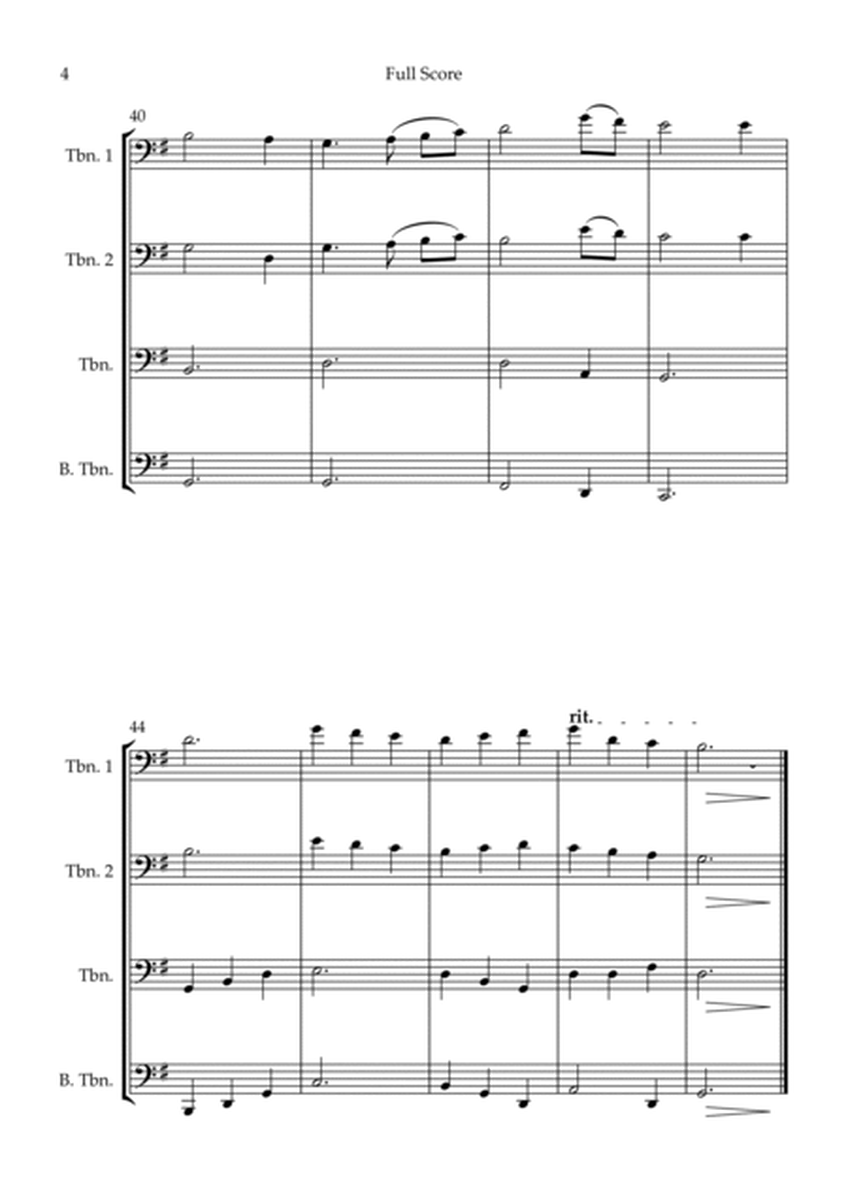 The First Noel (Christmas Song) for Trombone Quartet image number null