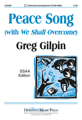 Book cover for Peace Song (with "We Shall Overcome")