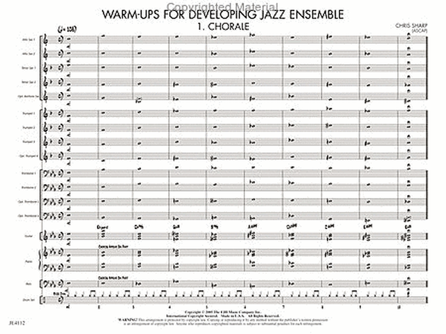 Warm-Ups for Developing Jazz Ensemble image number null