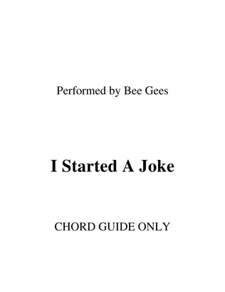 Book cover for I Started A Joke