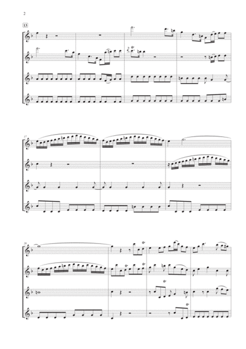 Divertimento N° 1 K. 136 for Flute Quartet image number null