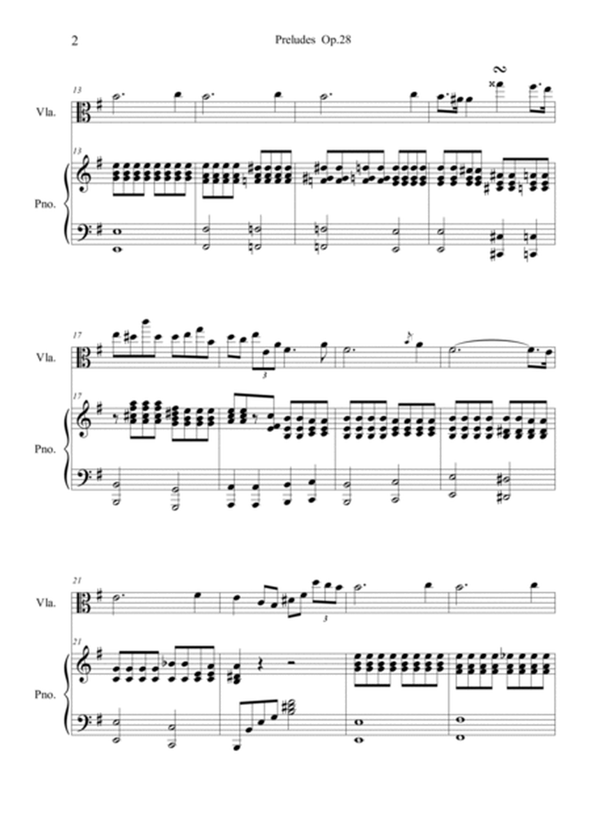 Preludes in E Minor Op.28 No.4