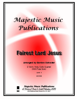 Book cover for Fairest Lord Jesus