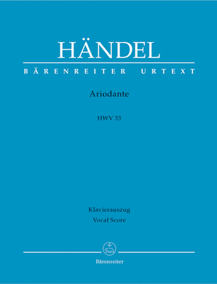 Book cover for Ariodante HWV 33