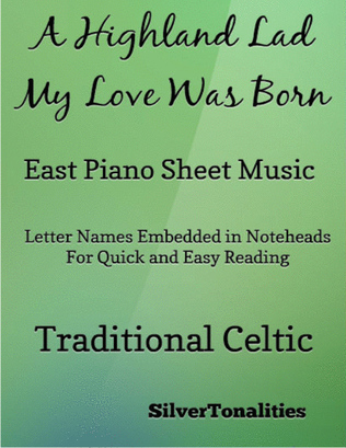 Book cover for A Highland Lad My Love Was Born Easy Piano Sheet Music