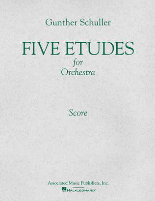 Book cover for 5 Etudes for Orchestra (1966)