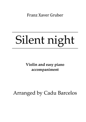 Book cover for Silent Night - Violin and easy piano