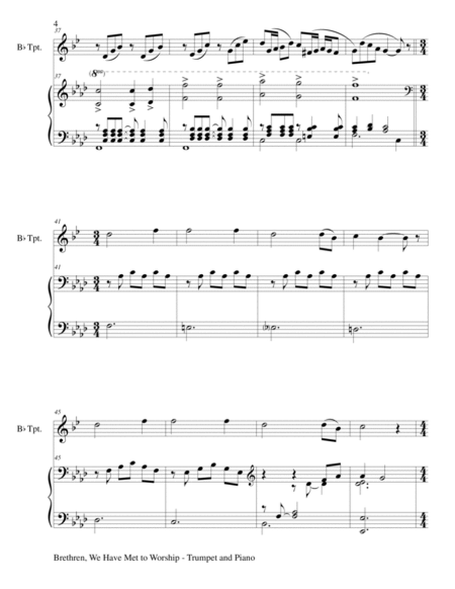 Gary Lanier: 3 GOSPEL HYMNS, Set IV (Duets for Bb Trumpet & Piano) image number null