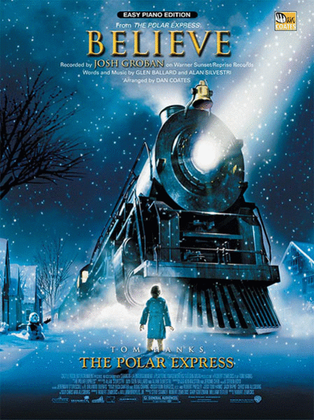 Book cover for Believe (from The Polar Express)