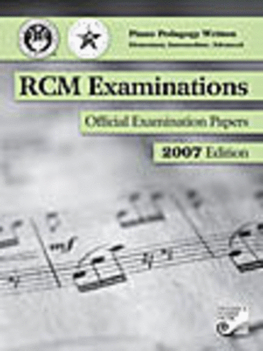 Official Examination Papers: Piano Pedagogy Written