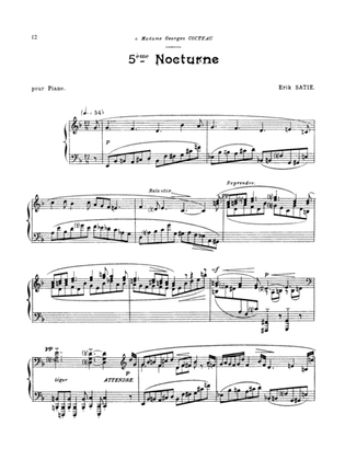 Book cover for Satie: Fifth Nocturne