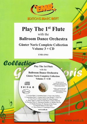 Book cover for Play The 1st Flute With The Ballroom Dance Orchestra Vol. 3