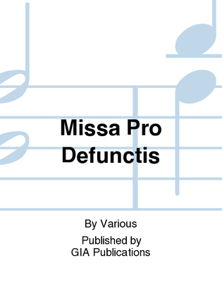 Book cover for Missa Pro Defunctis
