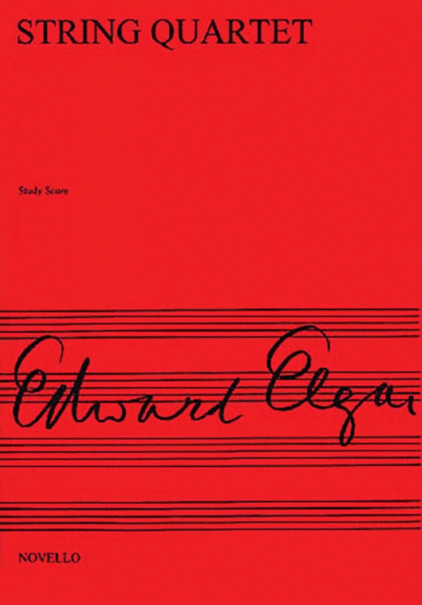 Elgar String Quartet Study Score
