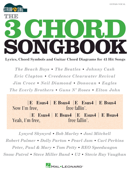 The 3 Chord Songbook – Strum & Sing Guitar