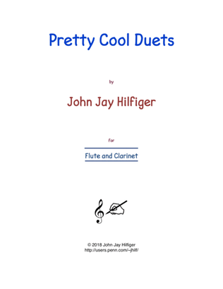 Book cover for Pretty Cool Duets for Flute and Clarinet