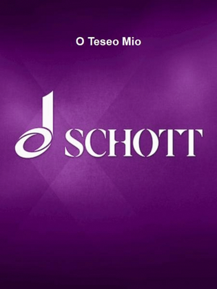 Book cover for O Teseo Mio