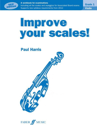 Book cover for Improve Your Scales! Violin Grade 1