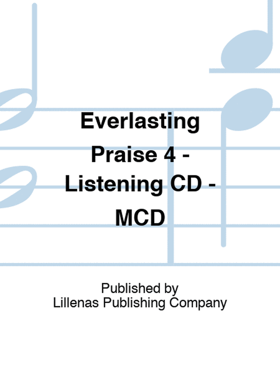 Everlasting Praise 4 - Listening CD - MCD