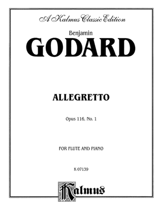 Book cover for Godard: Allegretto, Op. 116, No. 1