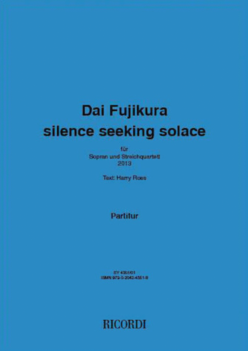Silence Seeking Solace