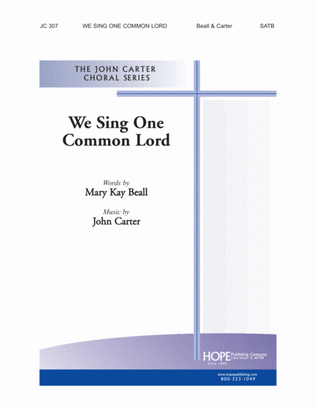 Book cover for We Sing One Common Lord