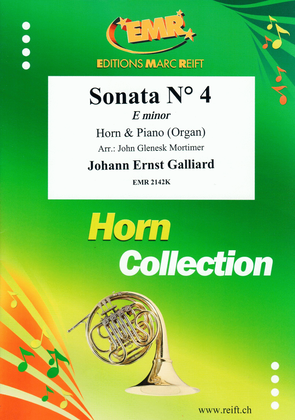 Book cover for Sonata No. 4 in E minor