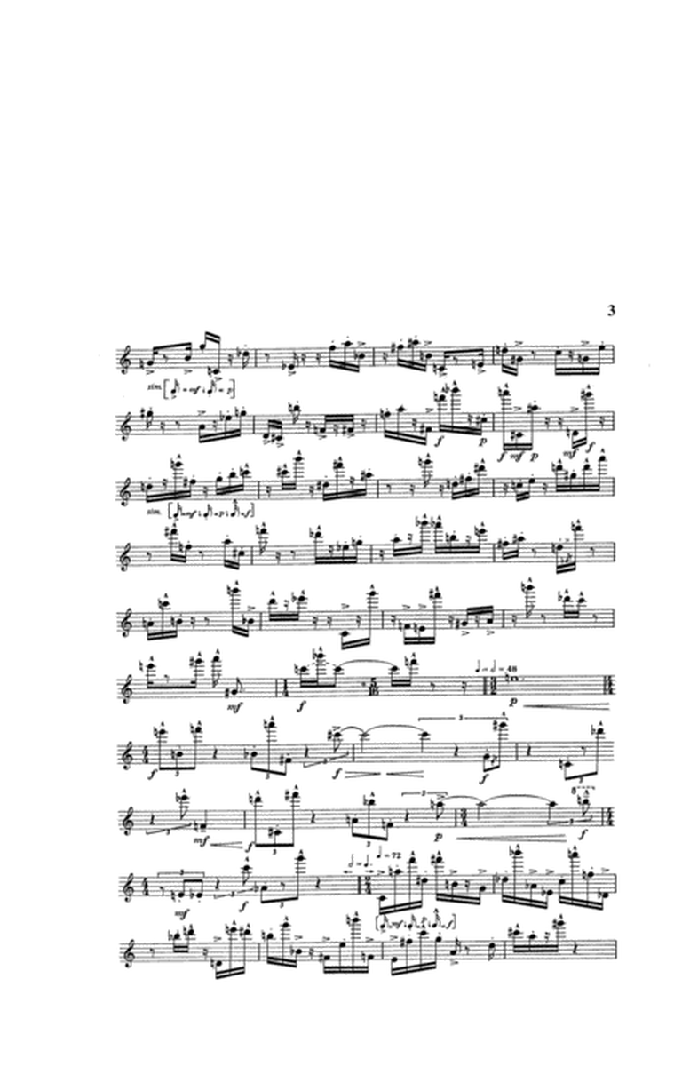 [Fennelly] For Solo Flute