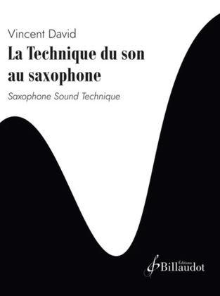 Book cover for Saxophone Sound Technique