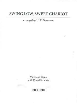 Book cover for Swing Low, Sweet Chariot