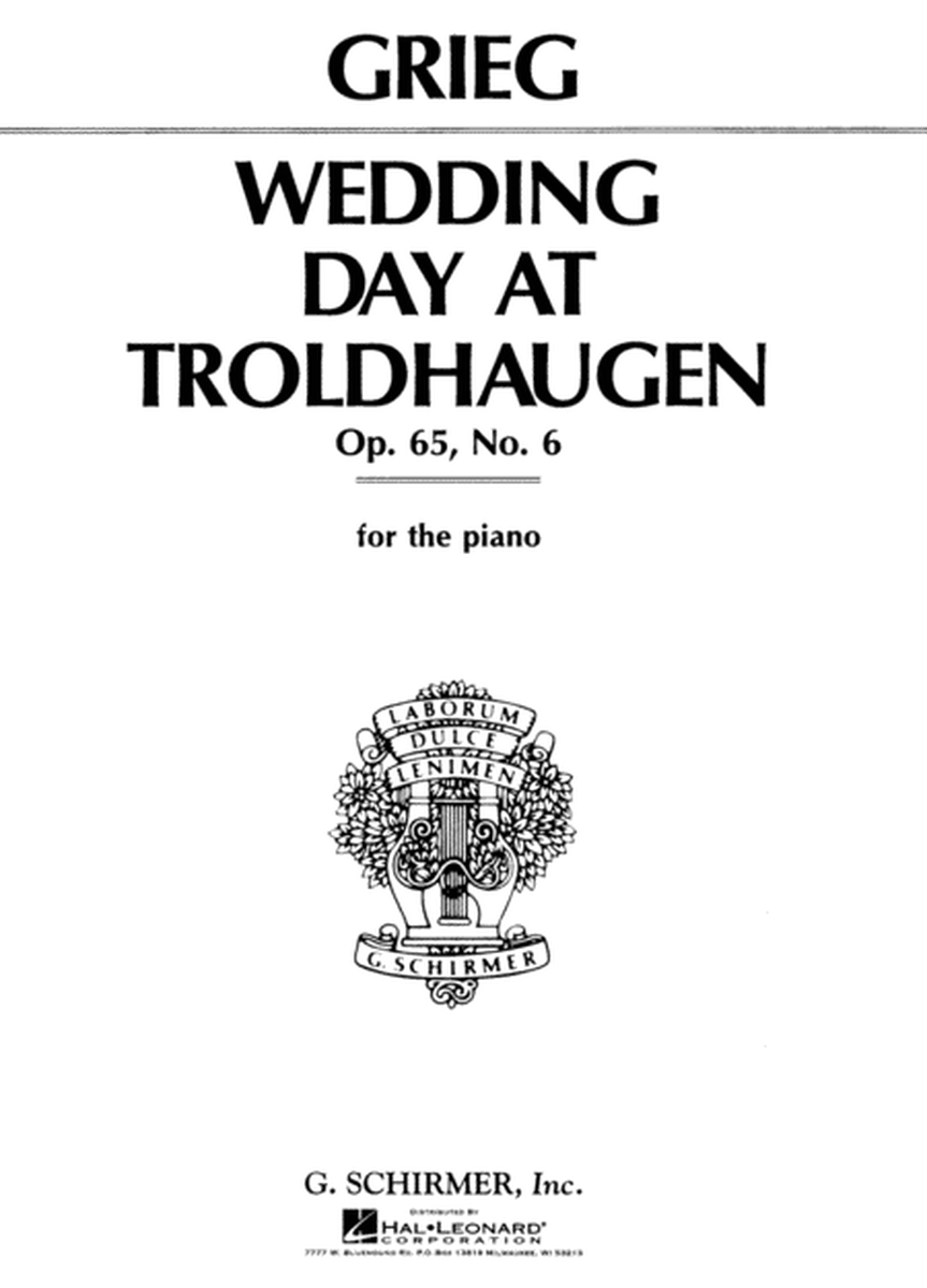 Wedding Day at Troldhaugen