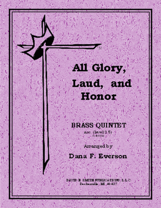 Book cover for All Glory, Laud and Honor