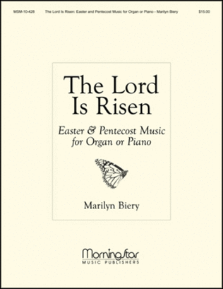 Book cover for The Lord Is Risen Easter and Pentecost Music for Organ or Piano