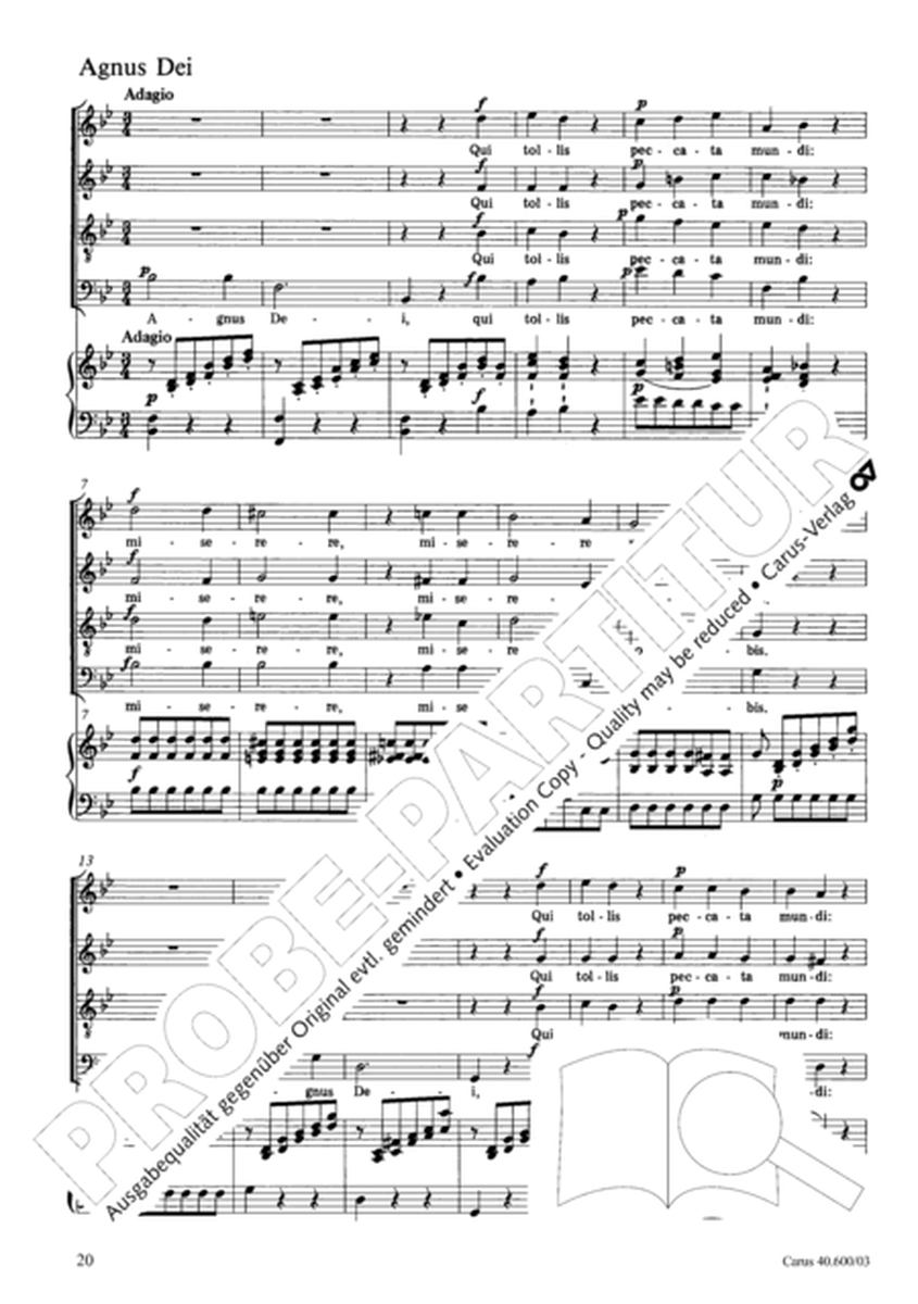 Missa brevis Sti. Joannis de Deo (Kleine Orgelsolomesse)