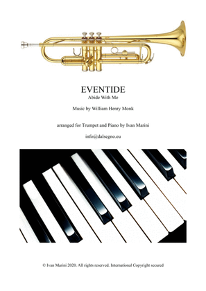 Book cover for EVENTIDE (Abide With Me) - for Trumpet and Piano