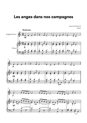 Les anges dans nos campagnes (for English Horn and Piano)