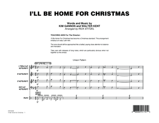 Book cover for I'll Be Home for Christmas - Conductor Score (Full Score)