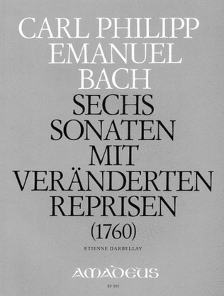 Book cover for 6 Sonatas Wq 50