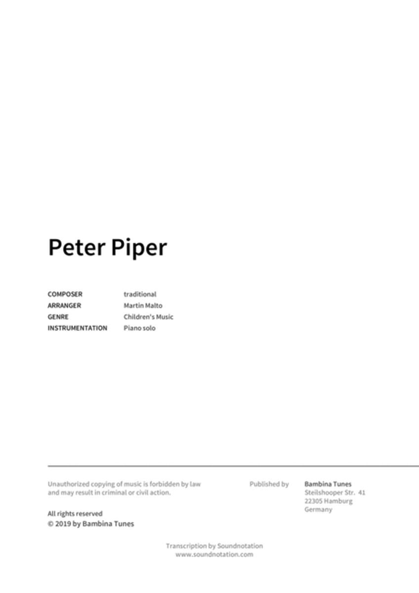 Peter Piper image number null